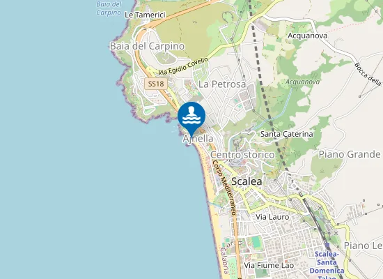 Map of Lido La Scogliera
