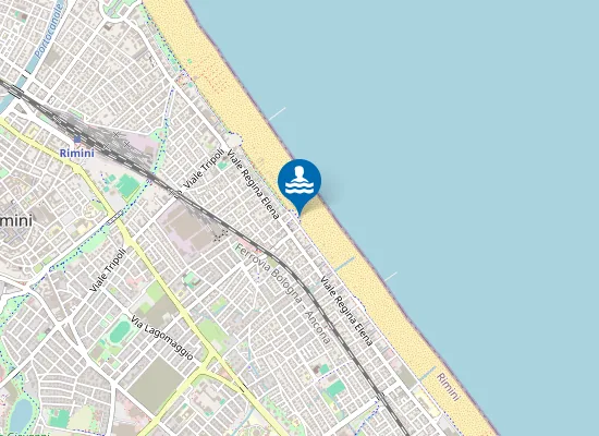 Map of Bagno 58 Le Spiagge