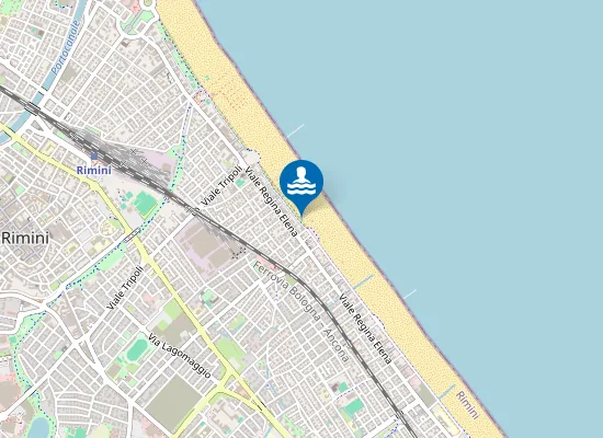 Map of Bagno 54 Le Spiagge