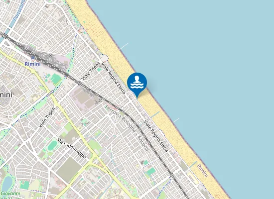 Map of Bagno 61 Le Spiagge