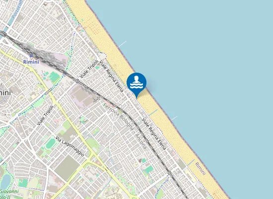 Map of Bagno 62 Le Spiagge