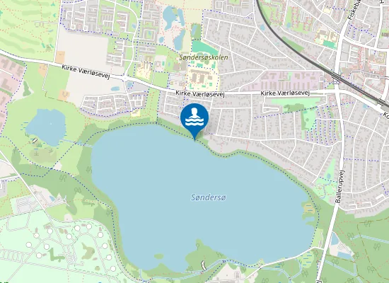 Map of NORDLIGE SØNDERSØ