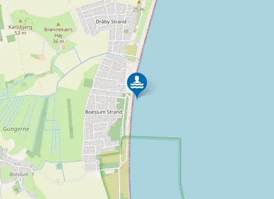 Map of BOESLUM STRAND