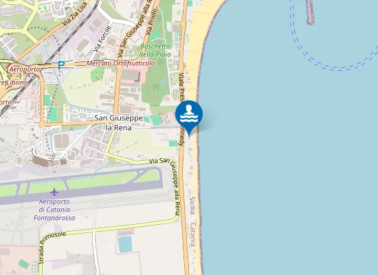 Map of Lido le Piramidi