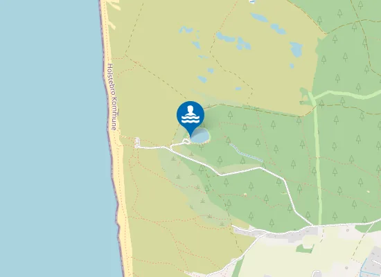 Map of SØ VED VESTER HUSBY V/ GRÆM STRAND