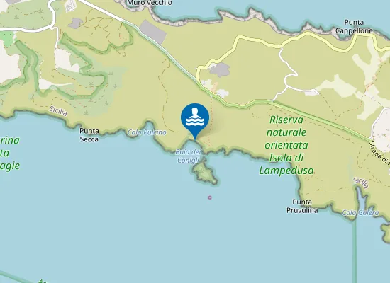 Map of Spiaggia dei Conigli