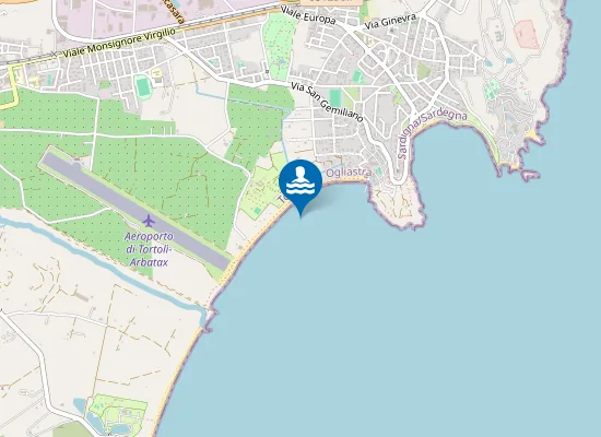 Map of Spiaggia di San Gemiliano
