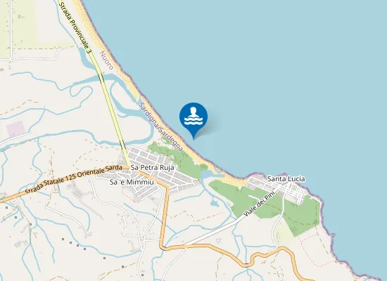 Map of Spiaggia di Santa Lucia