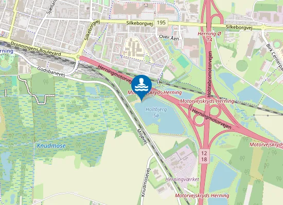 Map of Badesø Ved Herningværket