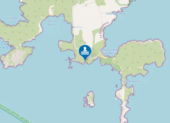 Map of Cala degli Inglesi