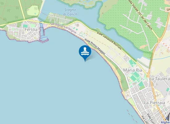 Map of Spiaggia di Maria Pia