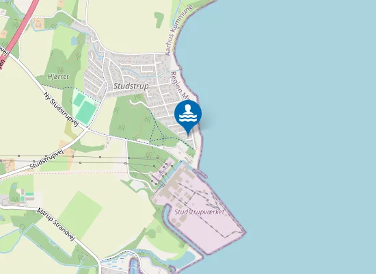 Map of STUDSTRUP STRAND, FISKERHØJ