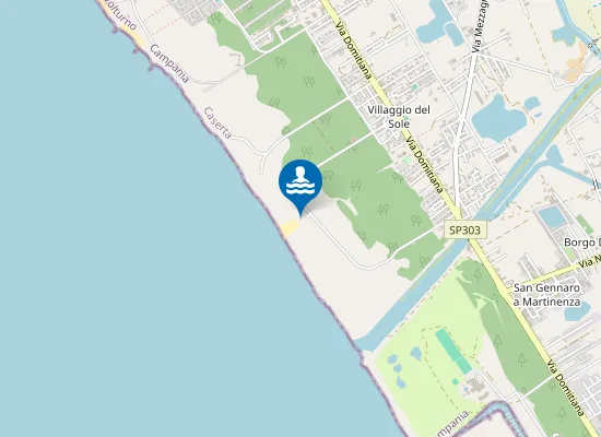 Map of Pedana Beach