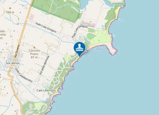 Map of Spiaggia Sa Mattanosa