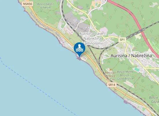 Map of Canovella degli Zoppoli / Pri čupah