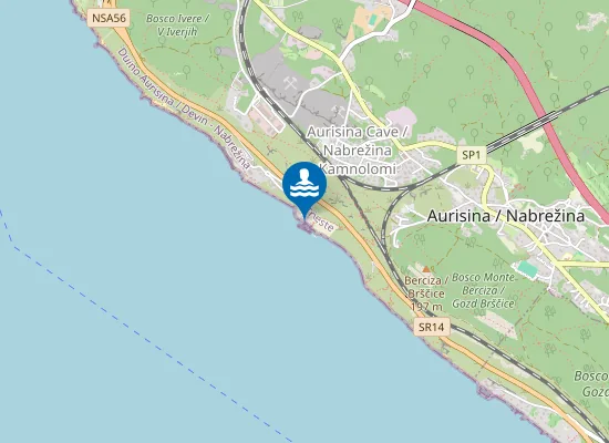 Map of Canovella degli zoppoli / Pri čupah