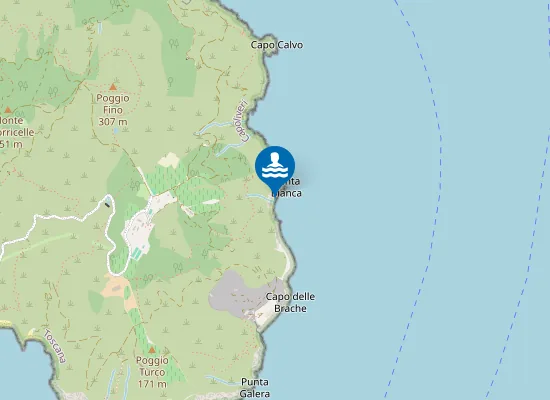 Map of Spiagga del Ginepro