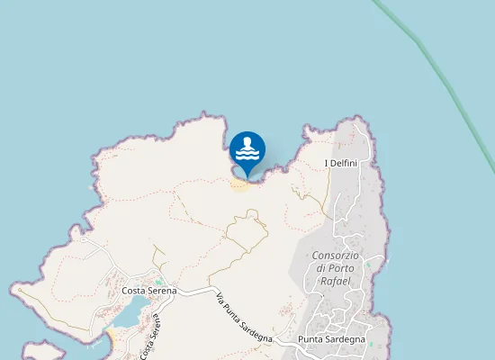 Map of Cala di Trana