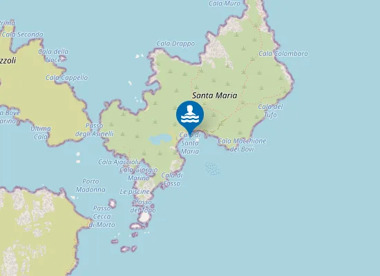 Map of Spiaggia di Santa Maria