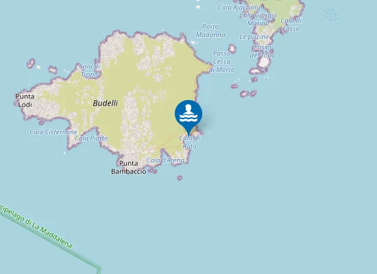 Map of Spiaggia Rosa