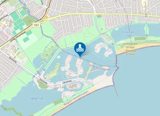 Map of KULTURBÅDEN, ISHØJ HAVN