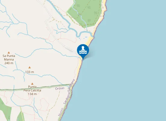 Map of Spiaggia di Bérchida