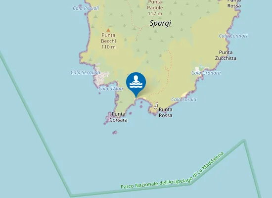 Map of Cala Corsara
