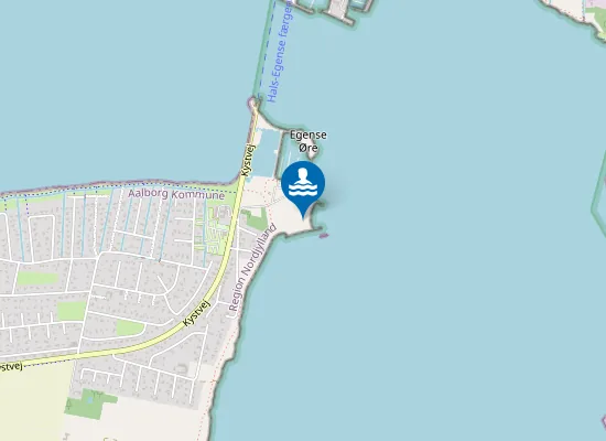 Map of EGENSE BADESTRAND