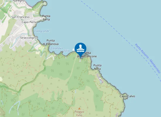 Map of Spiaggia di Buzzancone