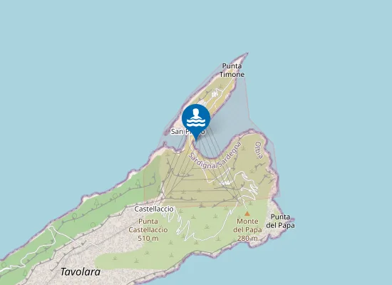Map of Cala del Faro