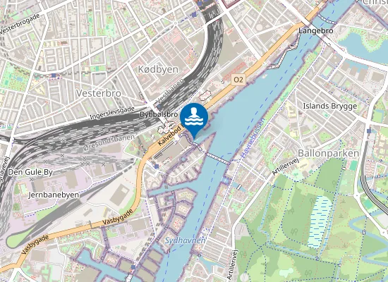 Map of FISKETORVET HAVNEBAD