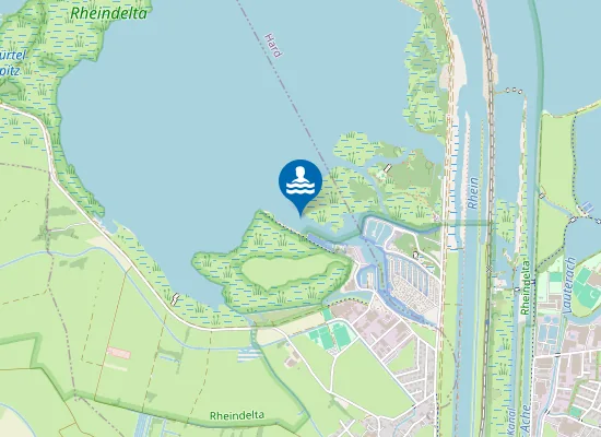 Map of BODENSEE, HÖRNLEDAMM FUßACH