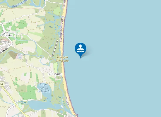 Map of Spiaggia di Posada