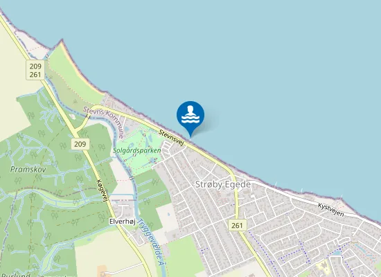 Map of STRANDPARKSVEJ