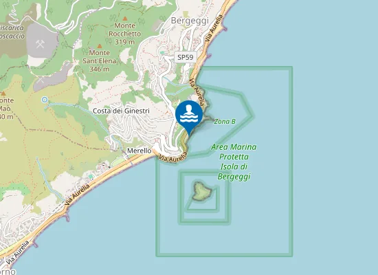 Map of Lido delle Sirene