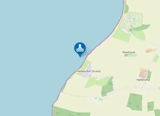 Map of HELLETOFTE N