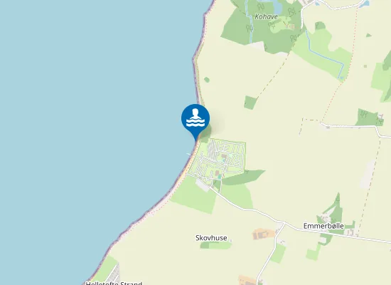 Map of EMMERBØLLE STRAND