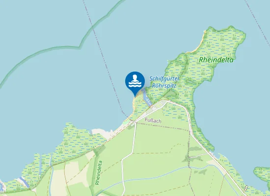 Map of BODENSEE, ROHRSPITZ FUßACH