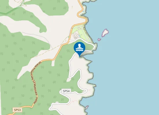 Map of Cala della Sanguinara
