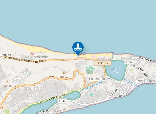 Map of Lido Aragosta