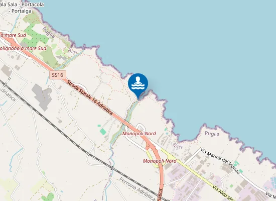 Map of Spiaggia Cala Incina