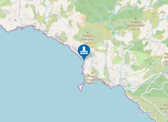 Map of Sassi Verdi