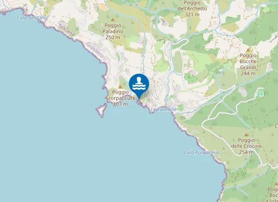 Map of Mar Morto