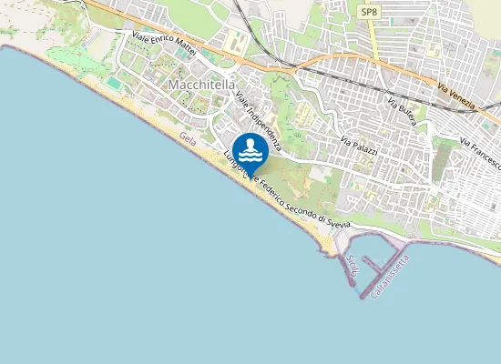 Map of Lido Controcorrente