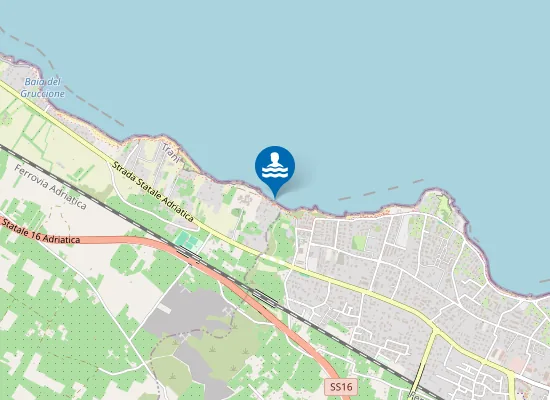 Map of Spiaggia del Ponte Lama