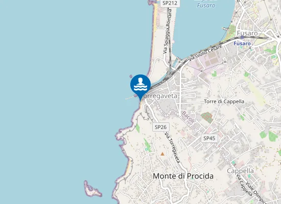 Map of Spiaggia di Torregaveta