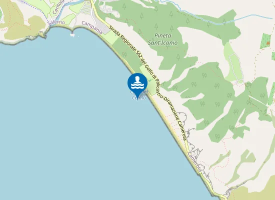 Map of Spiaggia Cala del Céfalo