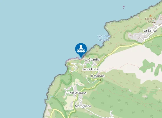 Map of Spiaggia Polveraia