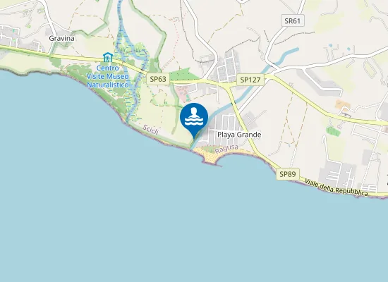 Map of Playa Grande