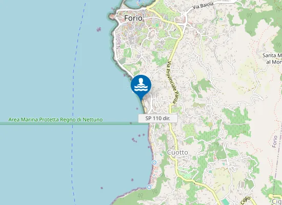 Map of Cava dell'isola